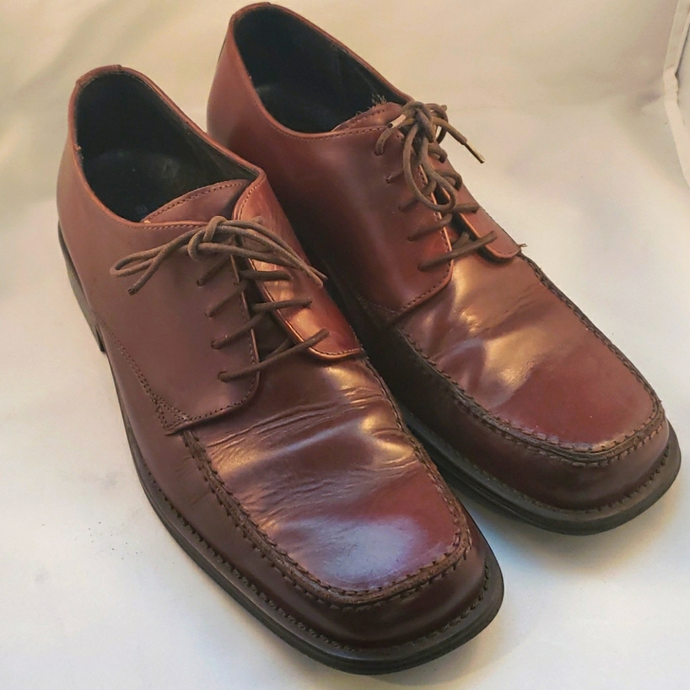 Bostonian Brown Leather Oxford Dress Shoes